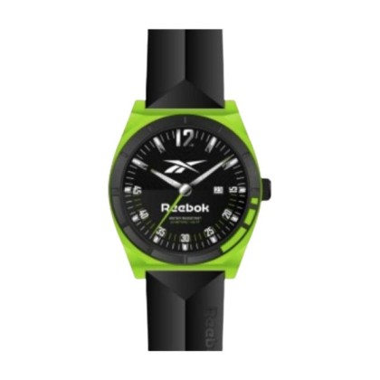 Reebok RV-LGA-G3-PHIB-BH Black Silicone Strap Men Watch 